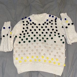 MOTH Anthropology 60’s style MOD cotton sweater, size small